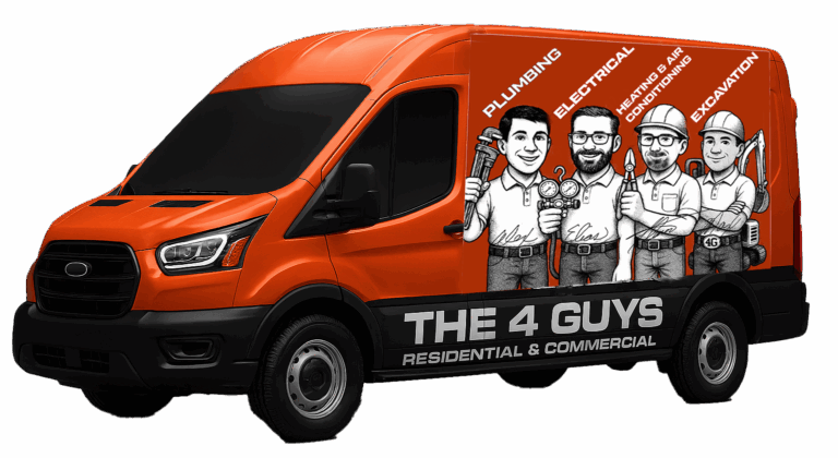 The 4 Guys Company is a trusted, full-service contractor specializing in plumbing, heating & air conditioning, electrical, and excavation. Serving residential and commercial clients across Texas and Colorado, our licensed experts deliver fast, reliable service and high-quality workmanship. From emergency repairs to major installations, The 4 Guys is your one-stop solution for all essential home and property systems.